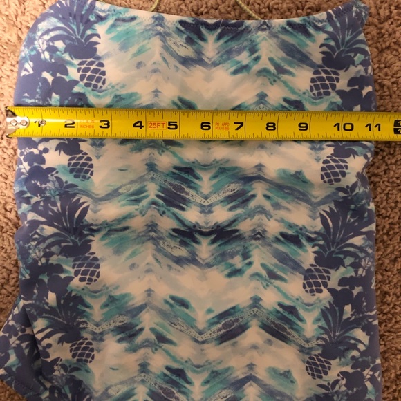 Victoria's Secret Blue Pineapple Bathing Suit - Picture 10 of 10